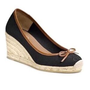 COACH Espadrille Wedges Size 10